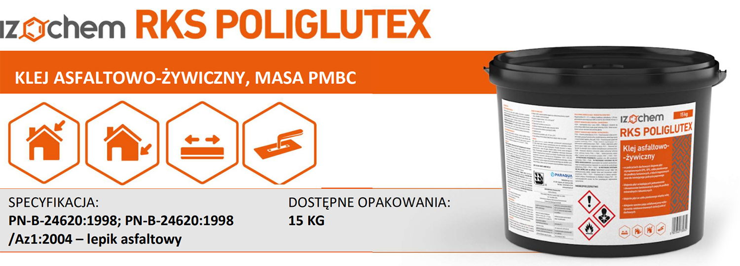 Izochem RKS POLIGLUTEX - klej asfaltowo-żywiczny