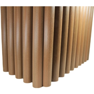 Deska elewacyjna Ultrashield Naturale UH81 – półokrągła Kolor TEAK