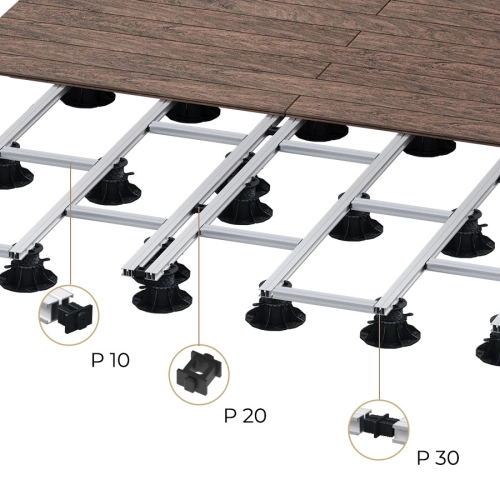 konstrukcja tarasu wpc aluminium