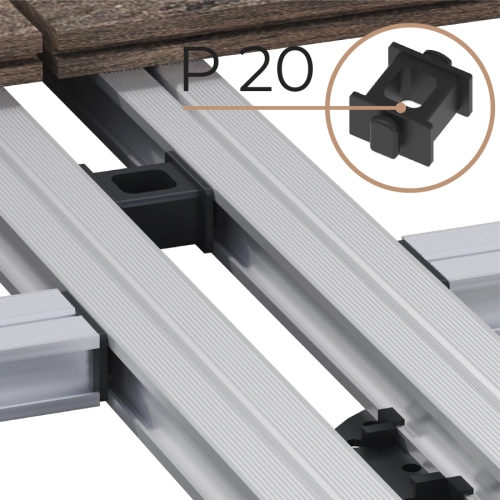 aluminiowe legary tarasowe odporne na korozję